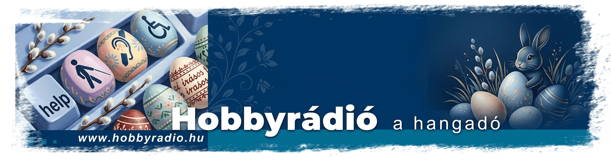 Hobby rádió húsvéti műsor illusztráció