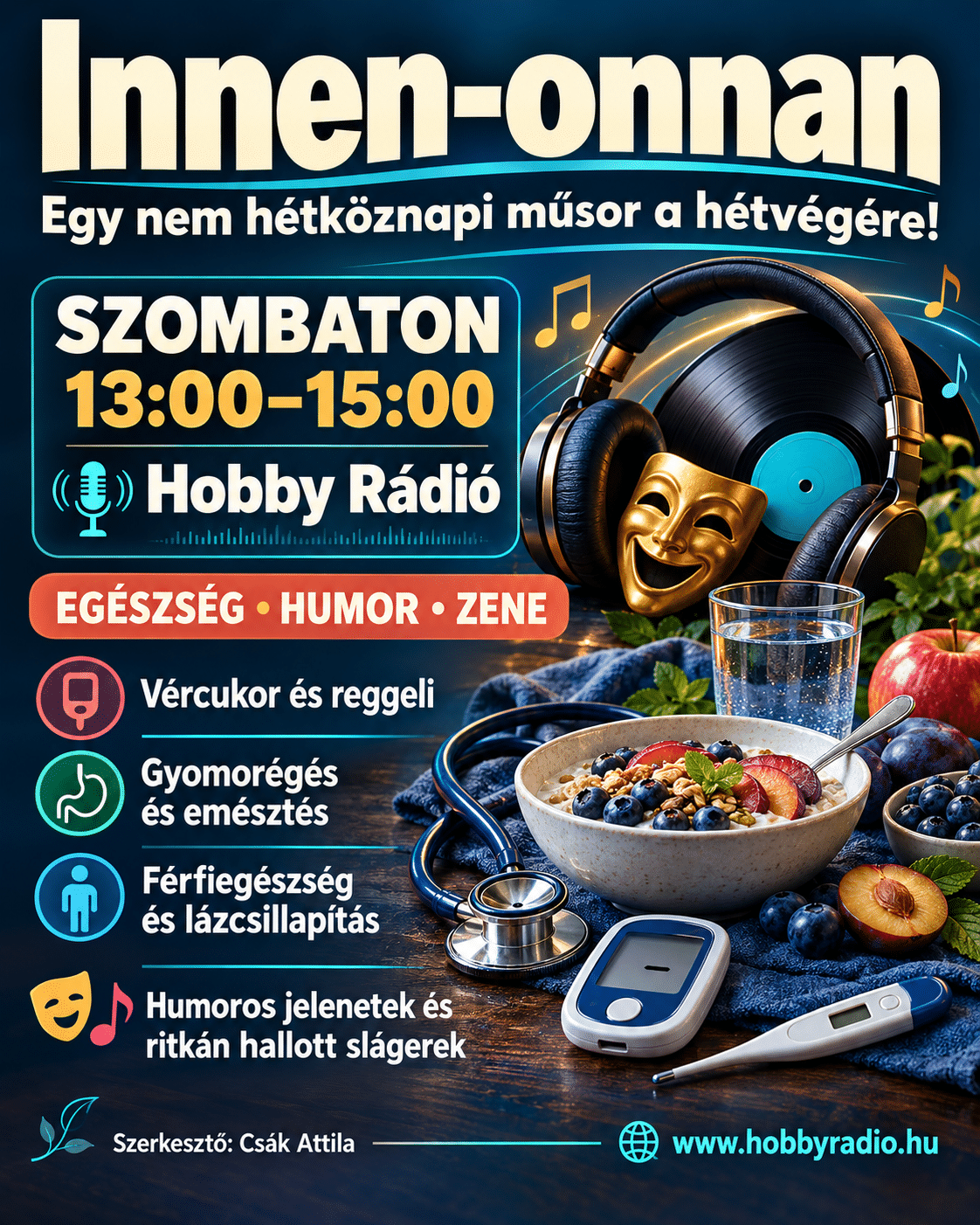 Innen onnan egeszseg humor es zene